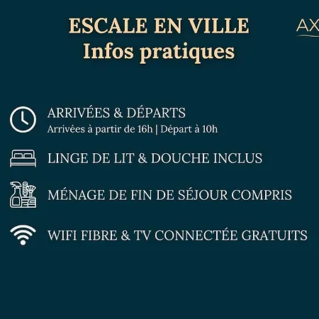 Escale En - T2 Lumineux Gare Centre-ville Appartement